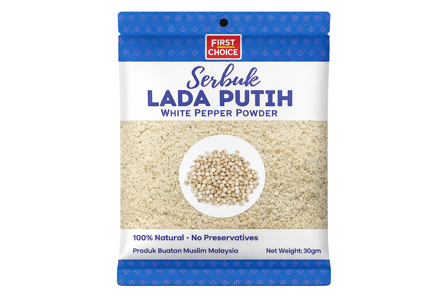 White Pepper Powder Pouch